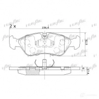 Тормозные колодки дисковые, комплект FRIGAIR 4058903100033 PD31.505 2478074 TL3 JQM - Изображение 3