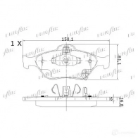 Тормозные колодки дисковые, комплект FRIGAIR V 4TMK 4058903099214 2477991 PD15.523 - Изображение 4