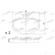 Тормозные колодки дисковые, комплект FRIGAIR NF7 SMG PD06.502 4058903098743 2477931 - Изображение 3