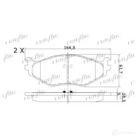 Тормозные колодки дисковые, комплект FRIGAIR 4058903099436 2478013 PD18.511 LR ZXH - Изображение 2