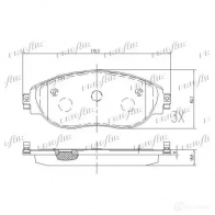Тормозные колодки дисковые, комплект FRIGAIR EVVA4 6 PD10.520 1425078639 4058903113316 - Изображение 3