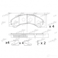 Тормозные колодки дисковые, комплект FRIGAIR 2478034 4058903099641 9MU4 K PD20.503 - Изображение 2