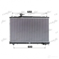 Радиатор охлаждения двигателя FRIGAIR 0115.3138 JFGSL Toyota Ipsum (M20) 2 Минивэн 2.0 (ACM20) 150 л.с. 2001 – 2009 215 7.0138