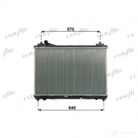 Радиатор охлаждения двигателя FRIGAIR 2156.00 44 FEEMY 0114.3044 Suzuki Grand Vitara (JT, TE, TD) 2 Кроссовер 1.9 DDiS AWD (JT419. TD44. JB419WD. JB419xD) 129 л.с. 2005 – 2015