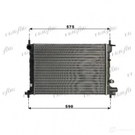 Радиатор охлаждения двигателя FRIGAIR 0105.3063 MSDEHX 2470903 2102 .0063