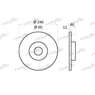 Тормозной диск FRIGAIR 7 SVOA1R DC07.114 1440550828 - Изображение 2