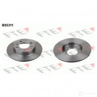 Тормозной диск FTE BS5311 2OW BNZL 4028569408484 Peugeot 307 1 (3AC, PF2) Хэтчбек 1.4 HDi 68 л.с. 2001 – наст. время