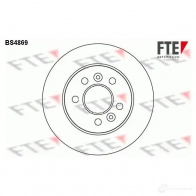 Тормозной диск FTE BS4869 N8R 88 4028569422930 606717