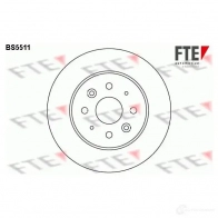 Тормозной диск FTE 607219 72V9 SD BS5511 4028569452050