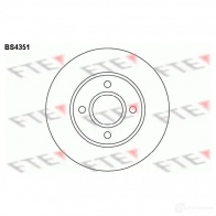 Тормозной диск FTE BS4351 Z4AA I 606390 4028569298948