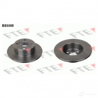 Тормозной диск FTE BS5500 W BFIS 607210 4028569442303
