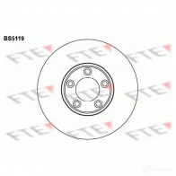 Тормозной диск FTE HDU F2 4028569408842 Jaguar S-Type (X200) 1 Седан 4.0 V8 276 л.с. 1999 – 2002 BS5119