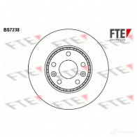 Тормозной диск FTE Renault Laguna (BT) 3 Хэтчбек 2.0 dCi (BT07. BT0J. BT14. BT1A. BT1S) 131 л.с. 2007 – 2015 4028569491691 N0N DWFZ BS7238