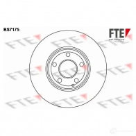 Тормозной диск FTE JMUM BY4 BS7175 Mercedes E-Class (S211) 3 Универсал 3.2 E 320 T 4 matic (2182) 224 л.с. 2003 – 2009 4028569696416