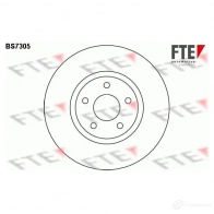 Тормозной диск FTE 607681 4028569666242 HR18R CU BS7305