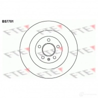 Тормозной диск FTE 4DOT PWF Audi A4 (B8) 4 Седан 3.0 S4 Quattro 333 л.с. 2008 – 2015 BS7701 4028569705019