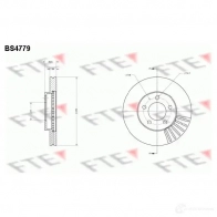 Тормозной диск FTE 4028569331928 NR ZT7J BS4779 606664