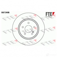 Тормозной диск FTE 607607 0RGHW 2 BS7260B 4028569697208