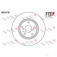 Тормозной диск FTE T6O CN76 Toyota Avensis (T250) 2 Седан 2.2 D 4D (ADT251) 150 л.с. 2005 – 2008 BS7077B 4028569695518