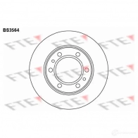 Тормозной диск FTE DPF4 LB 4028569030357 606176 bs3564