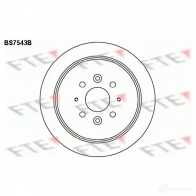 Тормозной диск FTE F331 E 4028569701967 608015 BS7543B