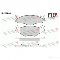 Тормозные колодки дисковые, комплект FTE BL1168A3 20 887 Seat Ibiza 20888