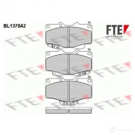 Тормозные колодки дисковые, комплект FTE 21680 BL1370A2 2167 9 604434