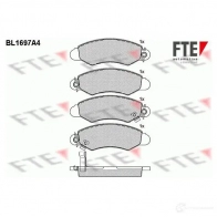 Тормозные колодки дисковые, комплект FTE 604720 BL1697A4 23047 2304 6