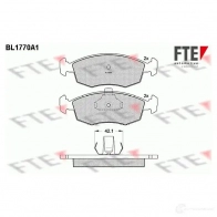 Тормозные колодки дисковые, комплект FTE 23552 209 07 604823 BL1770A1