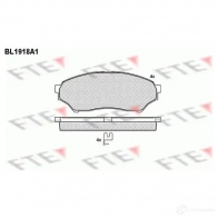 Тормозные колодки дисковые, комплект FTE 2 3487 BL1918A1 D1218-8339 605021