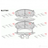 Тормозные колодки дисковые, комплект FTE BL2778A1 24941 2 4940 Cadillac CTS 2 (GM S2) Купе 3.6 311 л.с. 2008 – 2025