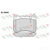 Тормозные колодки дисковые, комплект FTE Mercedes C-Class (S203) 2 Универсал 1.8 C 180 Kompressor (2046) 143 л.с. 2002 – 2007 D1121-8227 BL1989A2 239 45