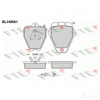 Тормозные колодки, комплект FTE 214 52 Audi A4 (B5) 1 Универсал 2.7 S4 Quattro 265 л.с. 1997 – 2001 21454 bl2486a1