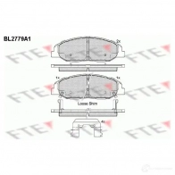 Тормозные колодки дисковые, комплект FTE BL2779A1 24938 Cadillac CTS 2 (GM S2) Купе 3.6 311 л.с. 2008 – 2025 24 937