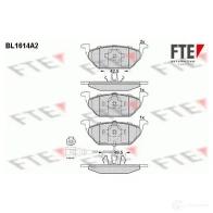 Тормозные колодки дисковые, комплект FTE 23130 604632 21 974 BL1614A2