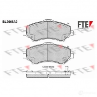 Тормозные колодки дисковые, комплект FTE 605198 BL2068A2 24605 2460 4