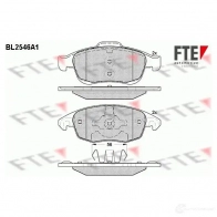 Тормозные колодки дисковые, комплект FTE 605714 BL2546A1 24539 2453 8