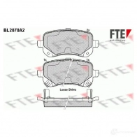 Тормозные колодки дисковые, комплект FTE 2 4822 BL2070A2 605202 24823