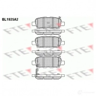 Тормозные колодки дисковые, комплект FTE 23871 BL1925A2 23 814 605028