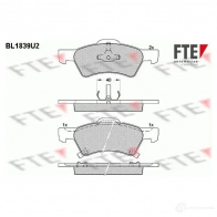 Тормозные колодки дисковые, комплект FTE 23 640 BL1839U2 604909 23641