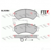 Тормозные колодки дисковые, комплект FTE 24 466 BL2020B4 605150 24467