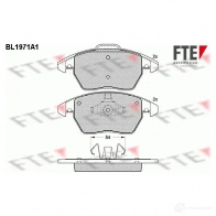 Тормозные колодки дисковые, комплект FTE Citroen C4 1 (LA, PF2) Купе 2.0 HDi 140 л.с. 2008 – 2011 BL1971A1 24153 23 589