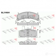 Тормозные колодки дисковые, комплект FTE 25372 605281 253 71 BL2160A1