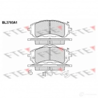 Тормозные колодки дисковые, комплект FTE 25584 Peugeot 308 2 (T9, 4C) Хэтчбек 1.2 VTi 72 82 л.с. 2013 – 2025 255 83 BL2793A1