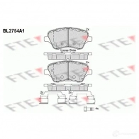 Тормозные колодки дисковые, комплект FTE BL2754A1 251 34 25135 605946