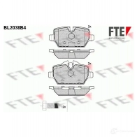 Тормозные колодки дисковые, комплект FTE BL2038B4 236 23 605168 23624