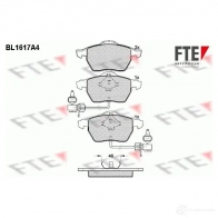 Тормозные колодки дисковые, комплект FTE 23018 206 76 604633 BL1617A4