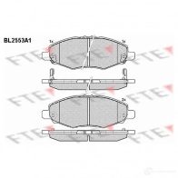 Тормозные колодки дисковые, комплект FTE 2 4523 24633 BL2553A1 Toyota Hilux (N140, 50, 60, 70) 6 Пикап 2.5 D 4D (KDN14. KDN15. KDN16. KDN19) 88 л.с. 2001 – 2005