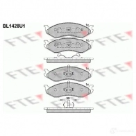 Тормозные колодки дисковые, комплект FTE 2 1822 21823 604491 BL1428U1