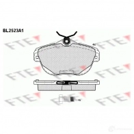 Тормозные колодки дисковые, комплект FTE 2 4462 Y506Y BL2523A1 Citroen C6 1 (TD, PF3) 2005 – 2012